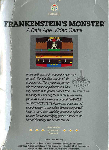 Frankenstein's Monster - Atari 2600