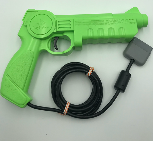 Light Gun PS1 Konami Justifier Green - PS2