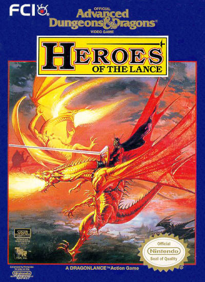 Advanced Dungeons & Dragons Heroes of the Lance - NES