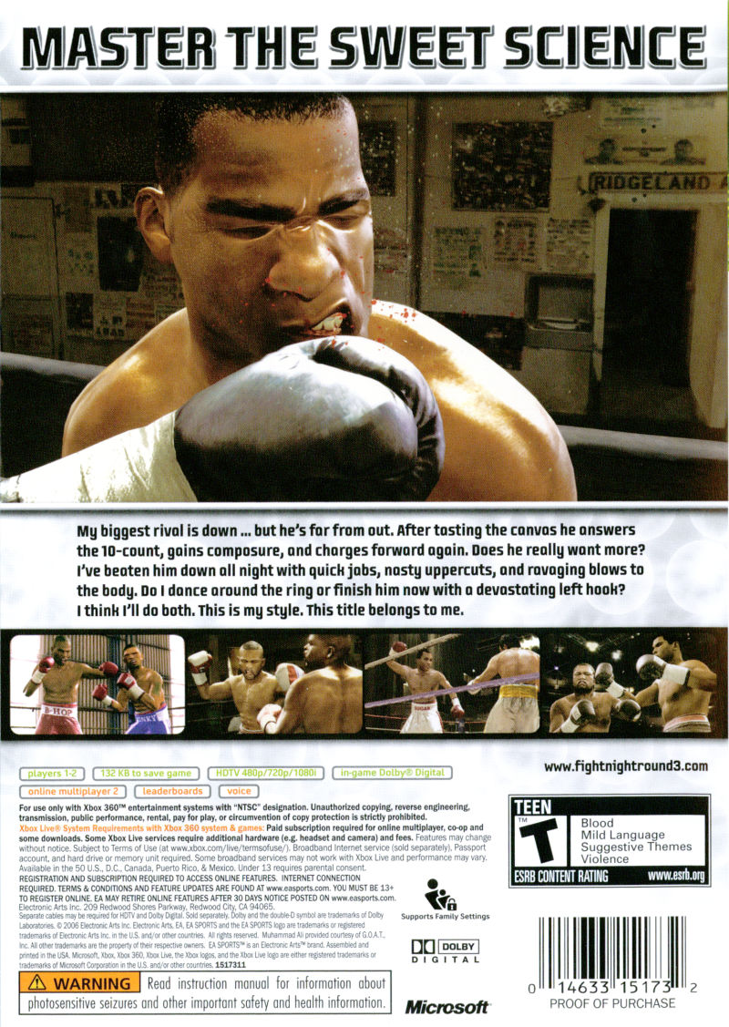 Fight Night: Round 3 - Xbox 360