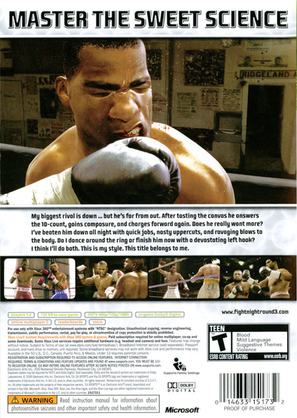 Fight Night: Round 3 - Xbox 360