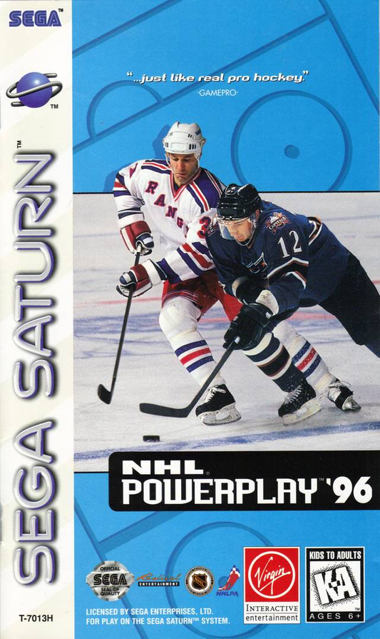 NHL Powerplay '96 - Sega Saturn