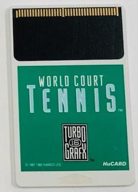 World Court Tennis - NEC Turbo Grafx 16