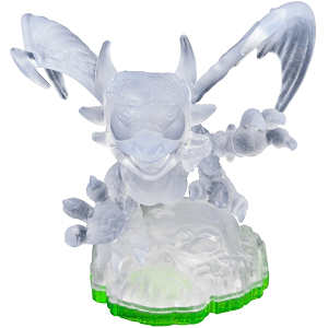 Crystal Clear Cynder - Skylander - Spyros Adventure Character Chase Variants