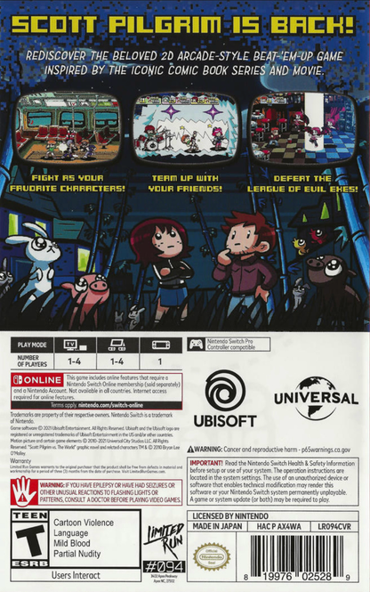 Scott Pilgrim vs. The World: The Game - Complete Edition - Switch