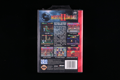 Mortal Kombat II SEGA GENESIS 9.6 A++ - NEBRASKA COLLECTION