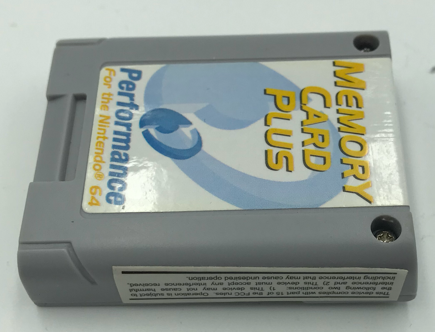 Memory Card N64 Performance 4x Memory Grey/Blue - N64