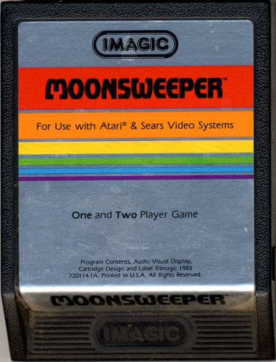 Moonsweeper (Silver Label) - Atari 2600