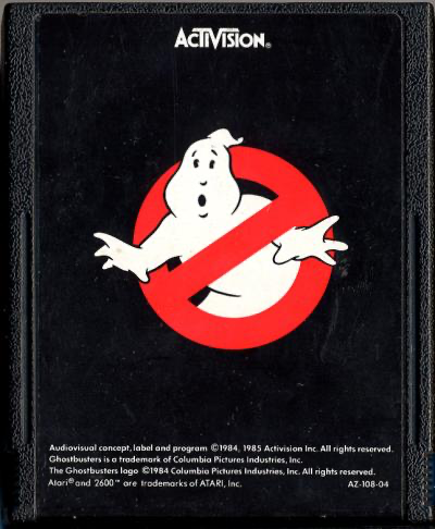Ghostbusters (Black Label) - Atari 2600