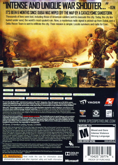 Spec Ops: The Line - Xbox 360