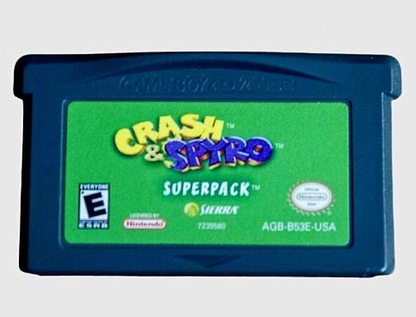 Crash and Spyro Superpack - GBA