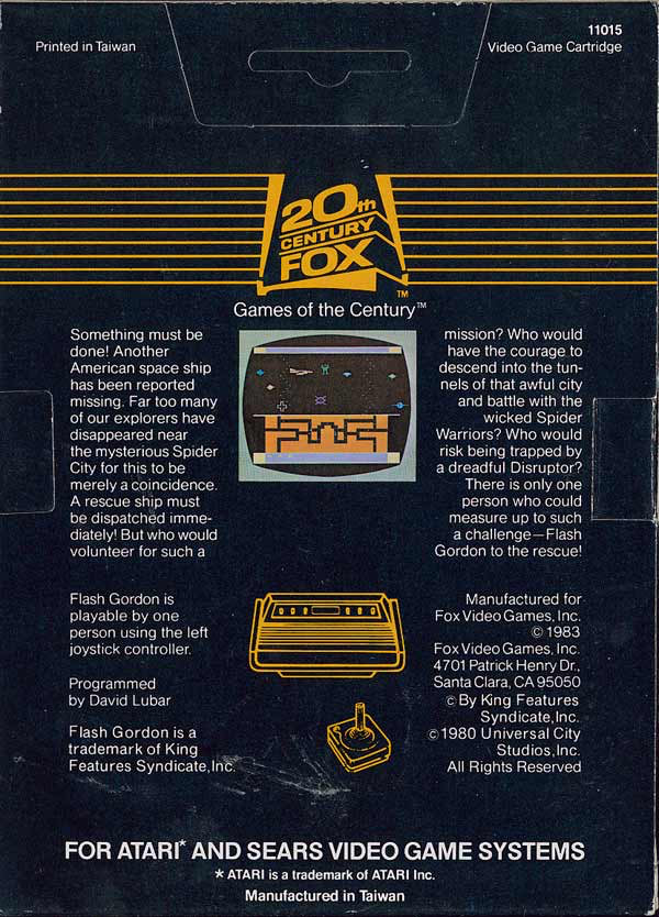 Flash Gordon - Atari 2600