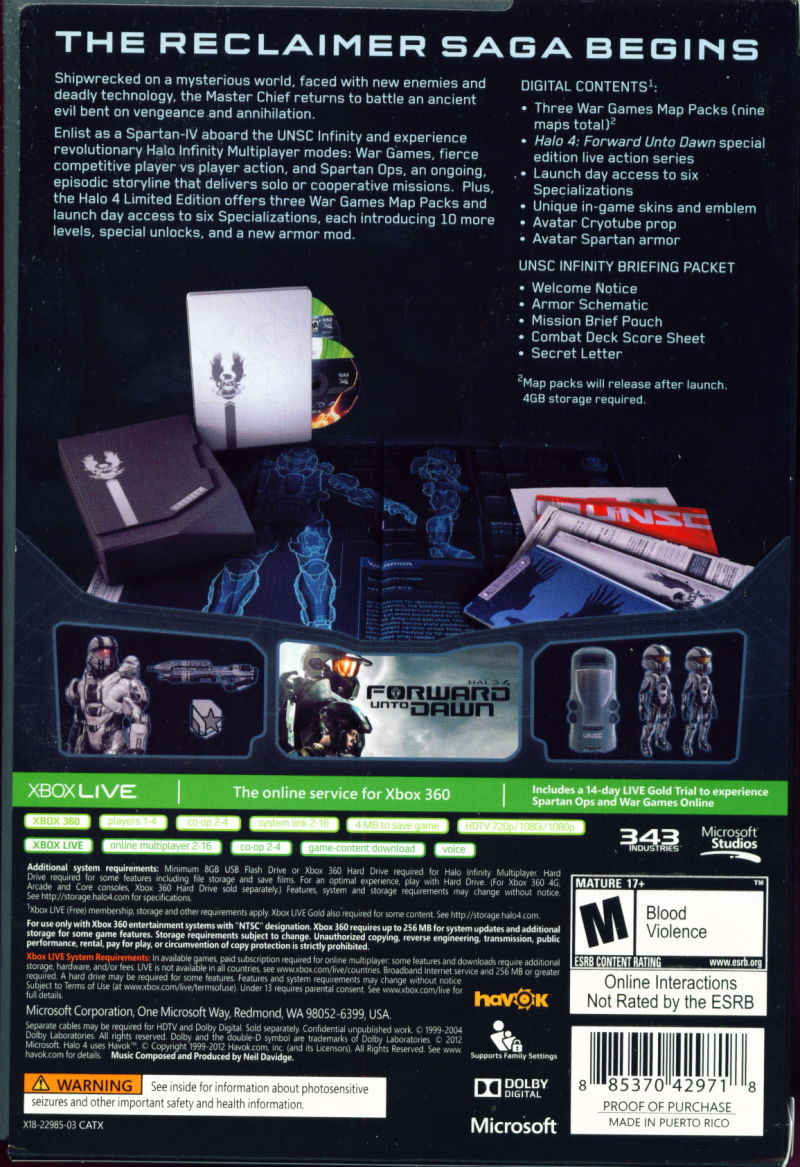 Halo Limited Edition Xbox 360