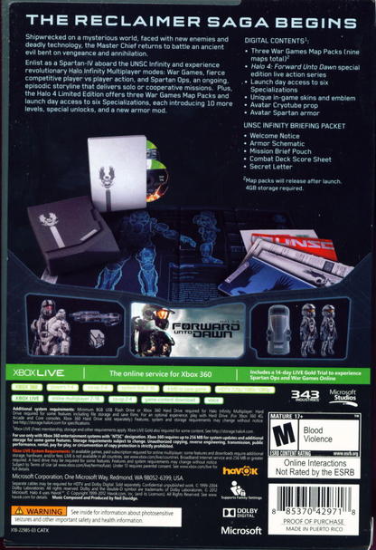 Halo 4 - Limited Edition - Xbox 360