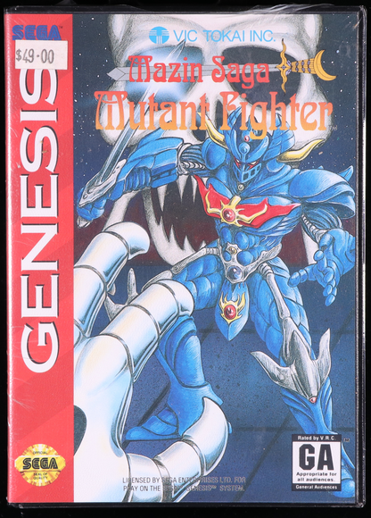 Mazin Saga: Mutant Fighter SEGA GENESIS 9.8 A+ - NEBRASKA COLLECTION