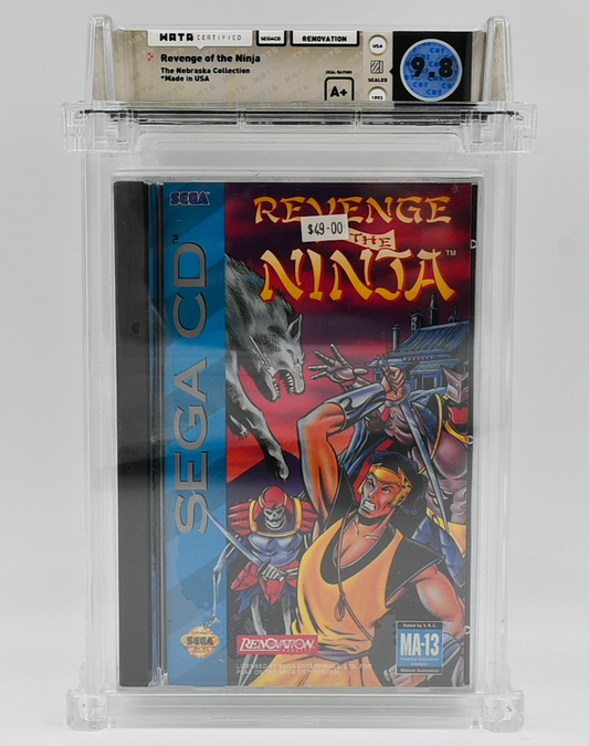 Revenge of the Ninja SEGA CD 9.8 A+ - NEBRASKA COLLECTION