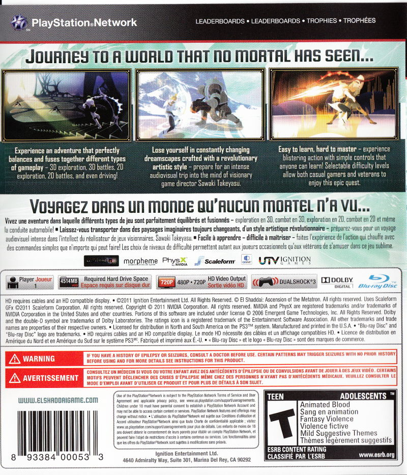 El Shaddai: Ascension of the Metatron - PS3