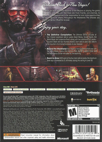 Fallout: New Vegas - Ultimate Edition - Xbox 360
