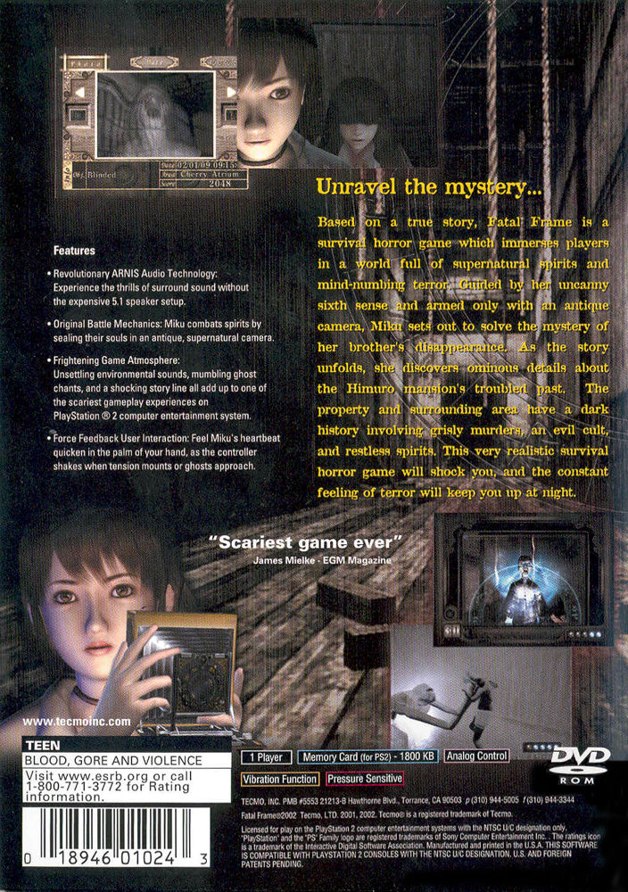 Fatal Frame - PS2