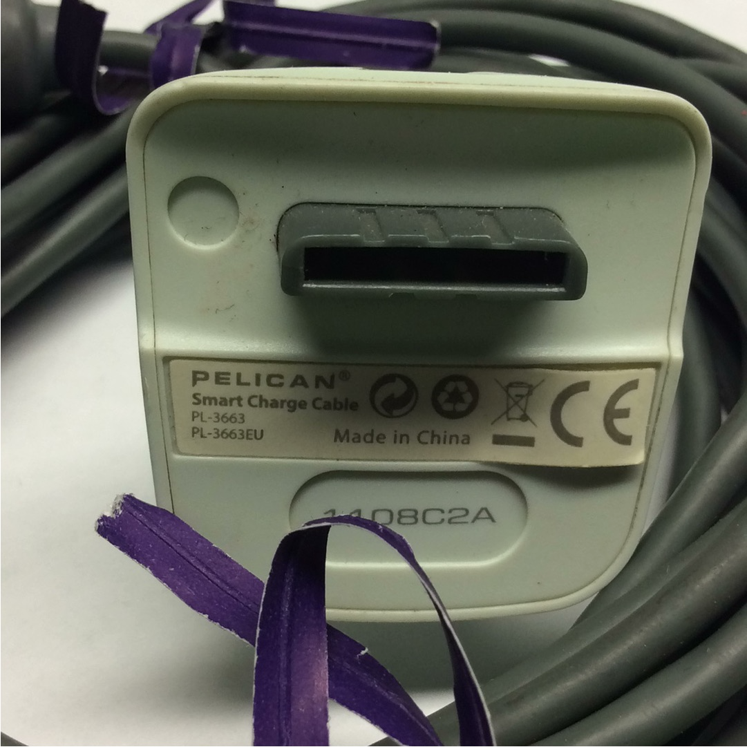 Pelican Smart Charge Cable Cord - Xbox 360