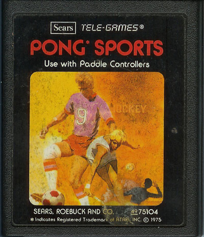 Pong Sports (Picture Tele-Games) - Atari 2600