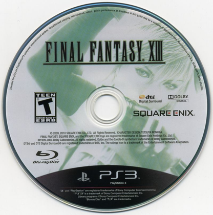 Final Fantasy XIII 13 - PS3