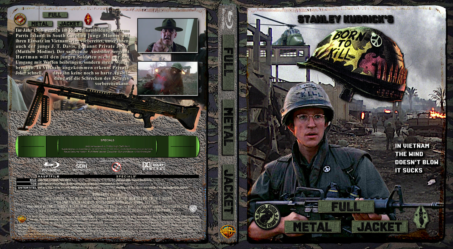 Full Metal Jacket - Blu-ray War 1987 R