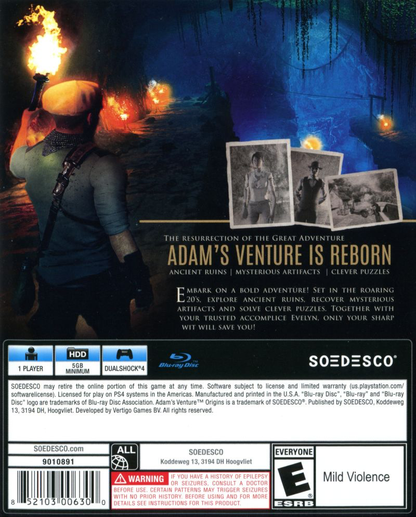 Adam's Venture: Origins - PS4