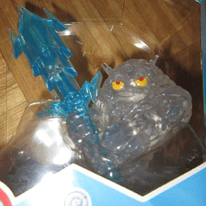 Clear Thunderbolt - Skylander Trap Team Chase Variant