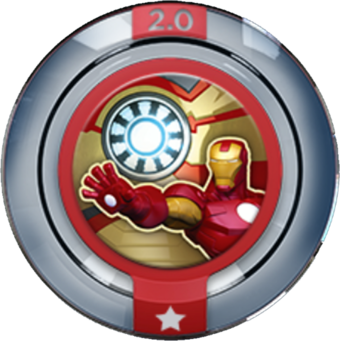 Round Power Disc | Stark Arc Reactor - Disney Infinity 2.0