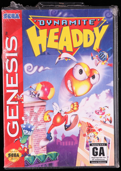 Dynamite Headdy SEGA GENESIS 9.6 A - NEBRASKA COLLECTION