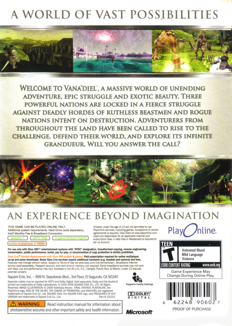 Final Fantasy XI: Online - Xbox 360