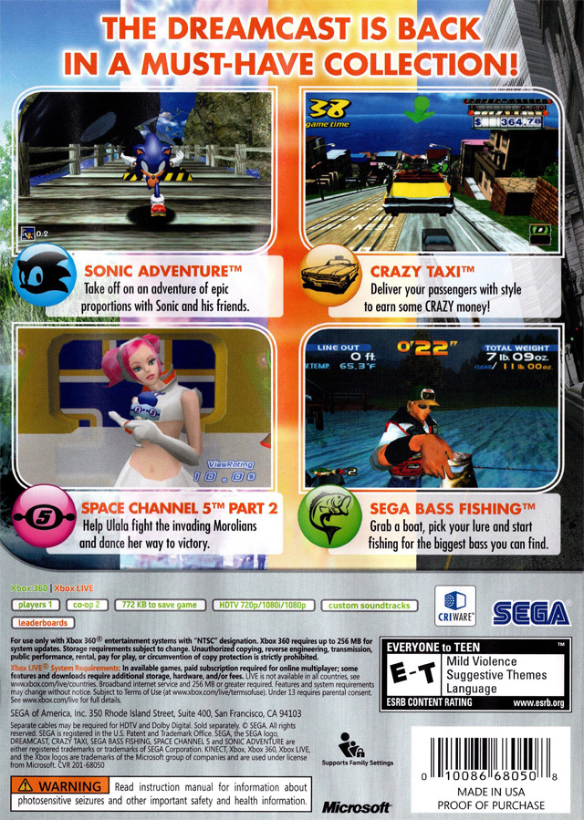 Dreamcast Collection - Xbox 360
