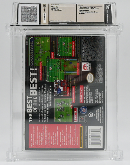 Madden NFL 97 SNES 9.6 A+ - NEBRASKA COLLECTION