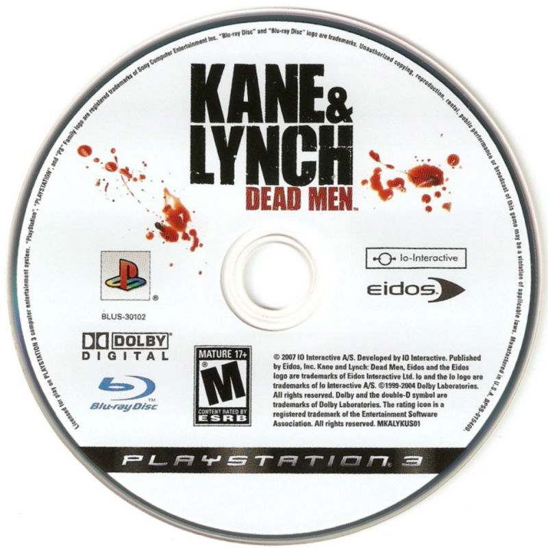 Kane & Lynch: Dead Men - PS3