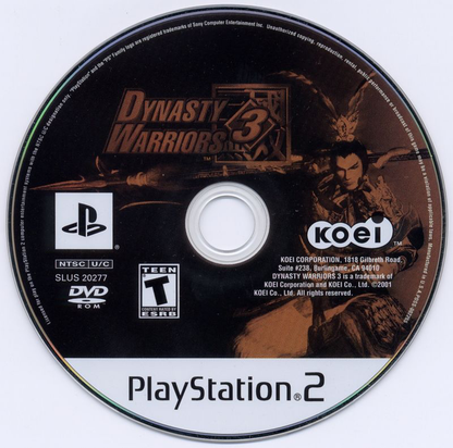 Dynasty Warriors 3 - PS2