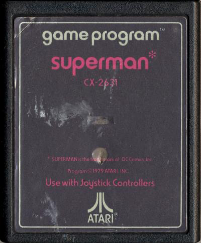Superman (Text Label) - Atari 2600