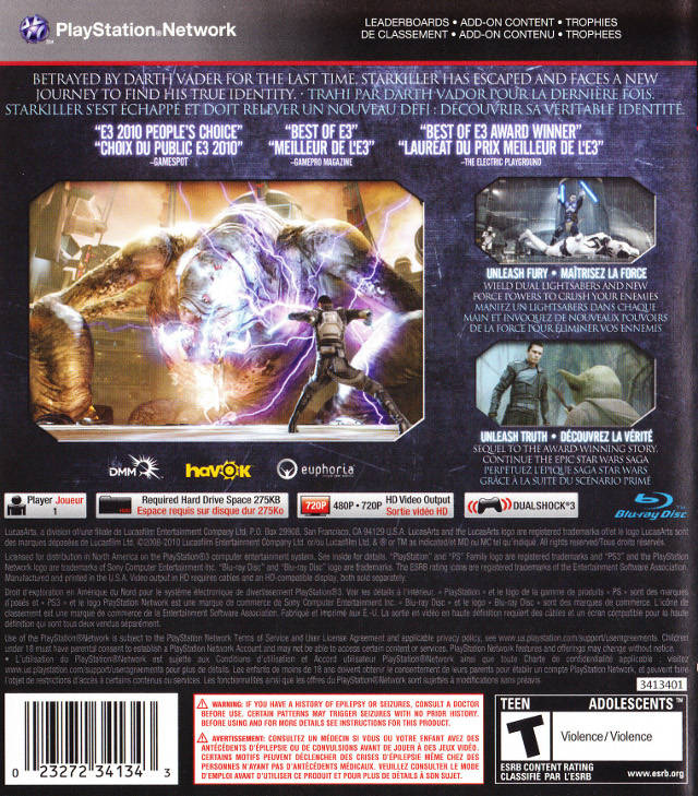 Star Wars: The Force Unleashed 2 - PS3
