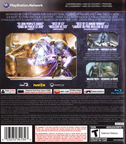 Star Wars: The Force Unleashed 2 - PS3
