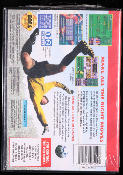 Pro Moves Soccer SEGA GENESIS 9.6 A+ - NEBRASKA COLLECTION