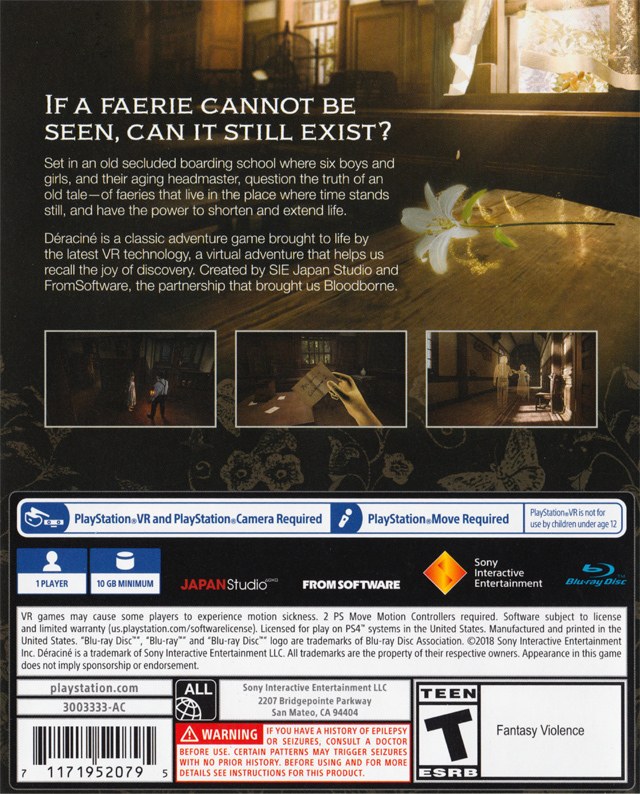 Deracine - PS4