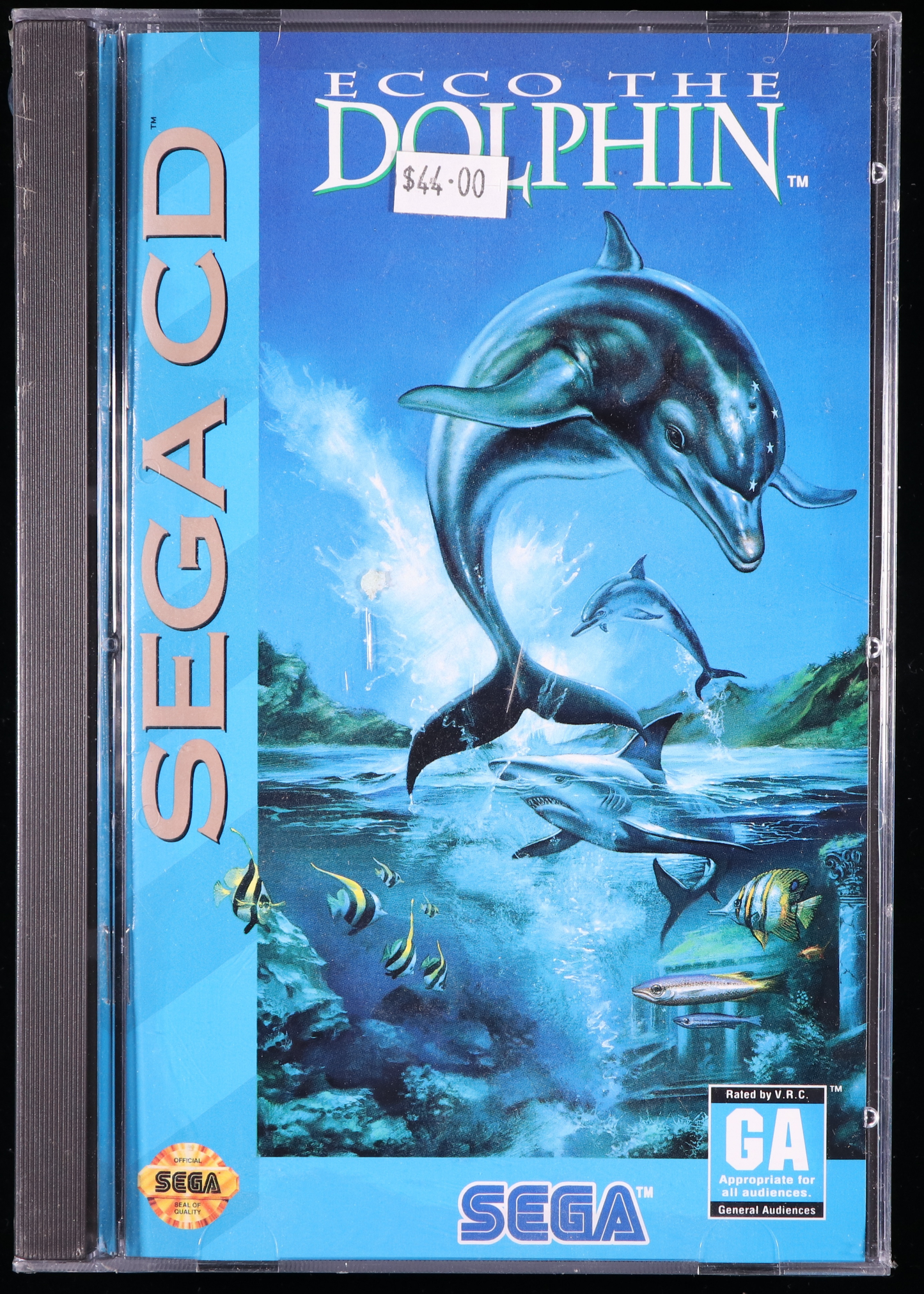 Ecco The Dolphin SEGA CD 9.6 A+ - NEBRASKA COLLECTION
