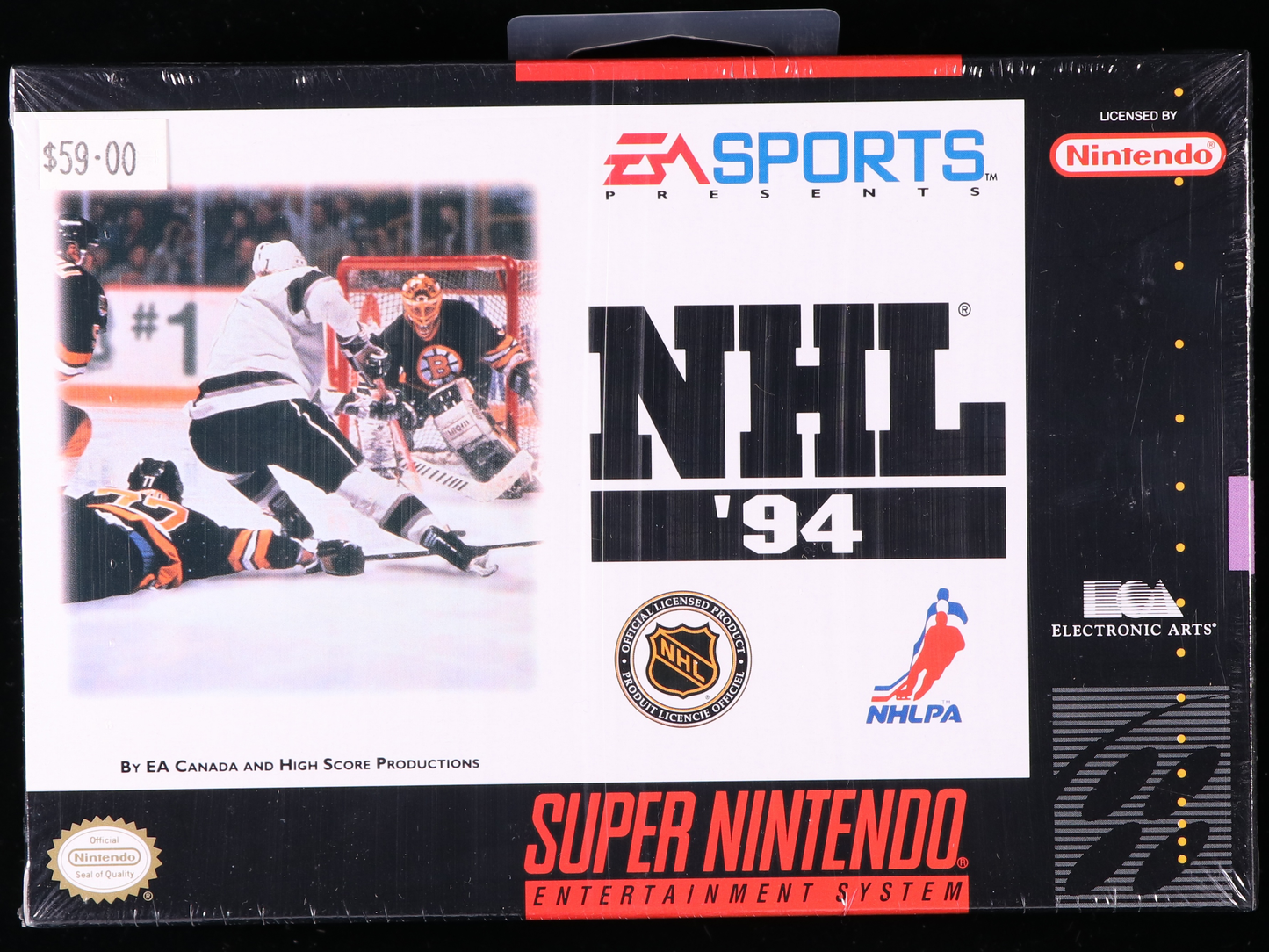 NHL '94 SNES 9.4 A+ - NEBRASKA COLLECTION