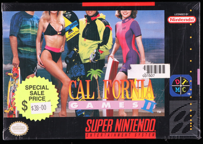California Games 2 SNES 9.2 B+ - NEBRASKA COLLECTION