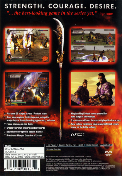 Dynasty Warriors 4 - PS2