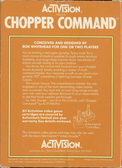 Chopper Command (Blue Label) - Atari 2600