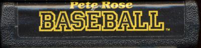 Pete Rose Baseball - Atari 2600