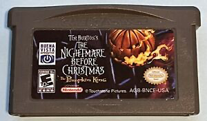 Nightmare Before Christmas The Pumpkin King, The - GBA