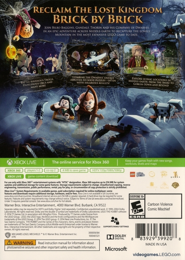 LEGO Hobbit, The - Xbox 360