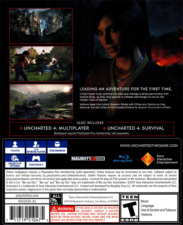 Uncharted: The Lost Legacy - PS4
